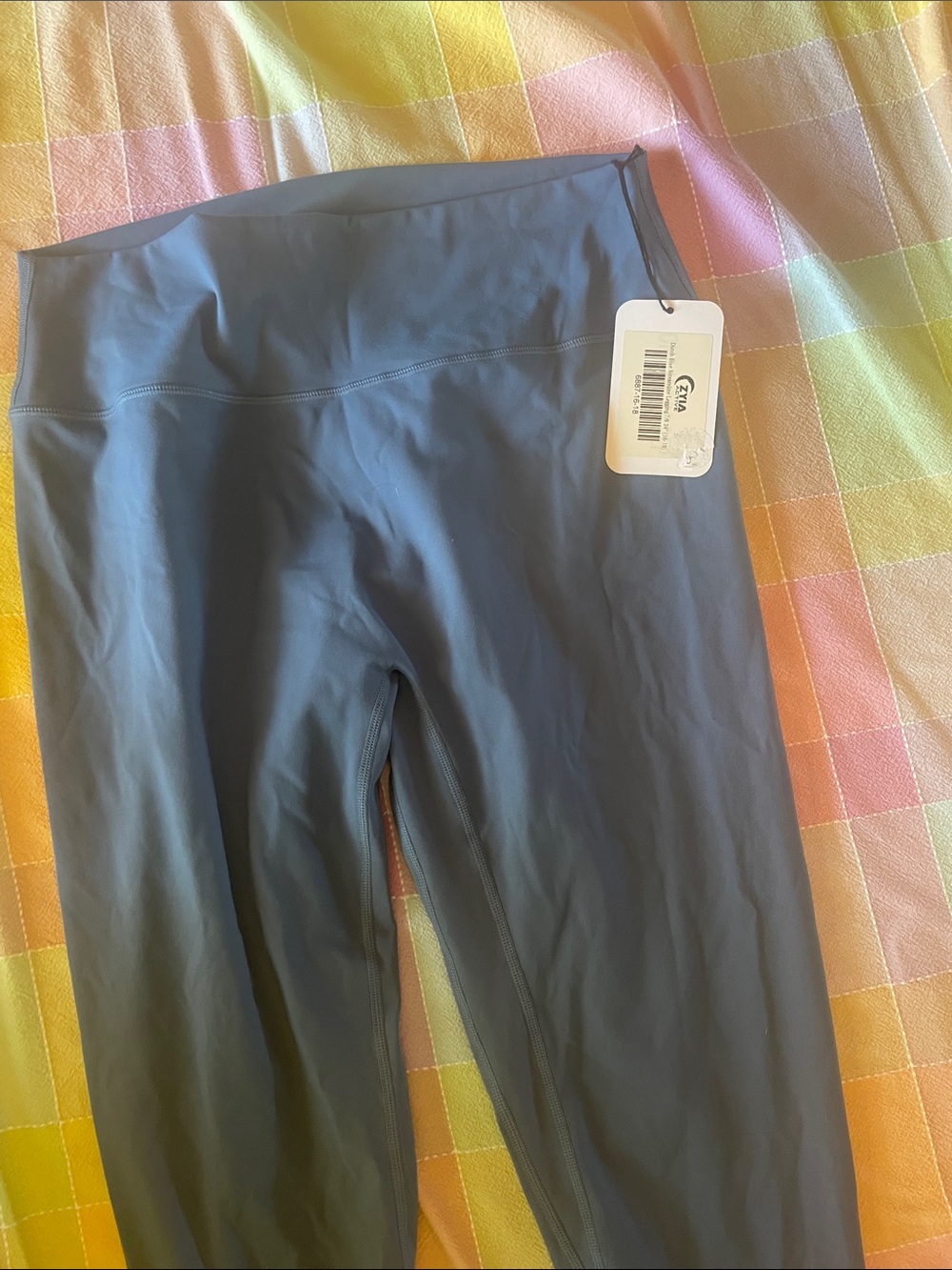 ZYIA women ' Leggings in Slate Blue
